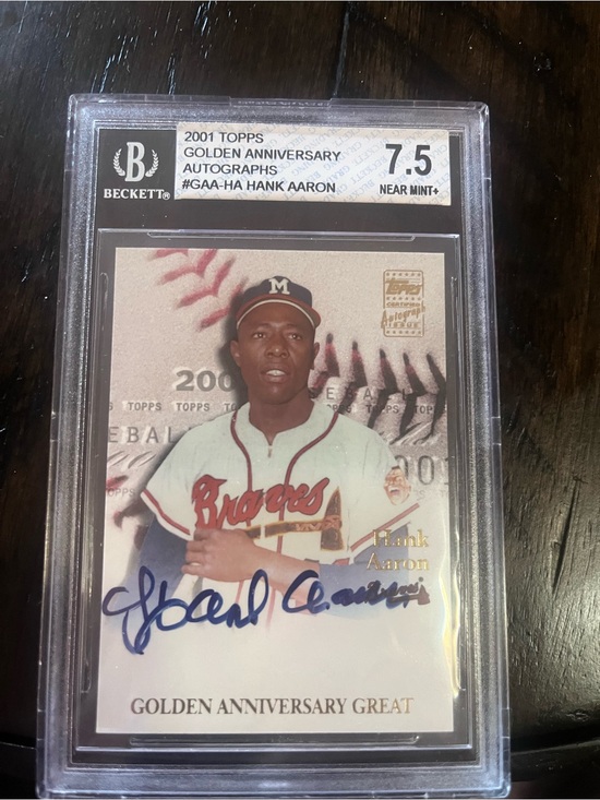 Collectables Other - Cases autographed and graded 7.5